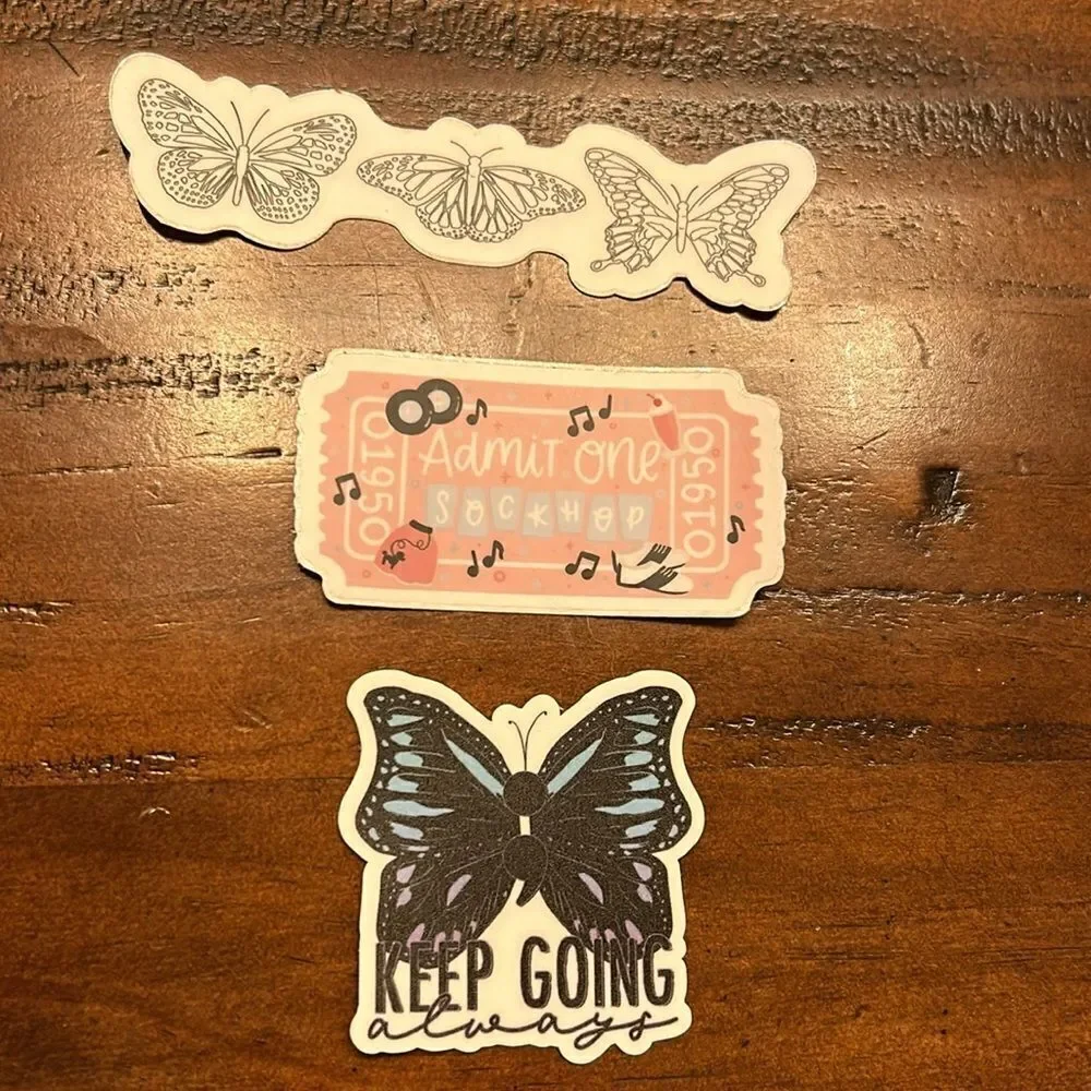 Stickers 10 all new for water bottle or cover agendas